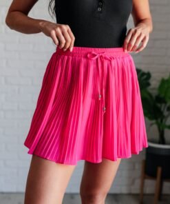 Bet Your Bottom Dollar Skirt in Hot Pink - Fashion Are Us 