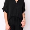 Because I Said So Dolman Sleeve Top in Black - Fashion Are Us, LLC